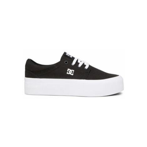 Dc shoes dámské tenisky Trase Platform - S21 Black/White | Černá