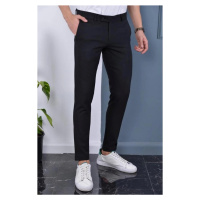 189762 Dewberry Slim Fit Mens Trousers-BLACK