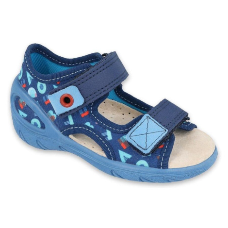 BEFADO 065P161 SUNNY chlapecké sandálky modré 065P161_25