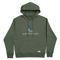 One more cast mikina omc big-eye forest green hoodie