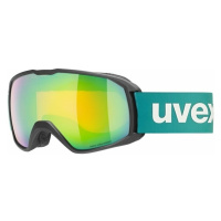 UVEX Xcitd Black Mat Mirror Green/CV Orange Lyžařské brýle