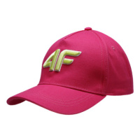 4F JUNIOR-BASEBALL CAP F104-55S-HOT PINK Růžová 45/54cm