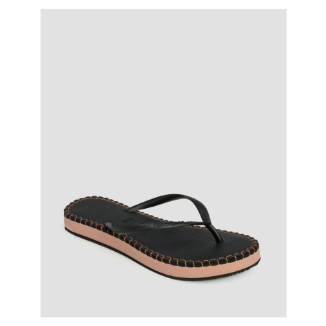Černé Dámské žabky Na Platformě Havaianas Slim Flatform Loop