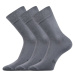 Lonka Dasilver Pánské ponožky - 3 páry BM000000563500100507 světle šedá