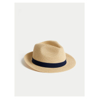 Béžový klobouk s ozdobným detailem Marks & Spencer
