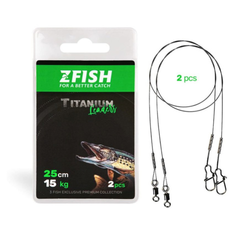 Zfish Lanko Titanium Leader 2ks - 20cm/12kg