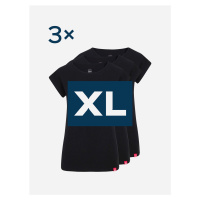 Triplepack černých dámských triček ALTA - XL