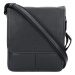 Pánská kožená taška na doklady Hexagona 469548 - černá