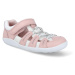 Barefoot sandály Bobux - Summit Seashell + White růžové