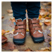 BEDA ZIMNÍ VYŠŠÍ BRUNO Brown | Dětské zimní zateplené barefoot boty