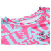 Alpine Pro Louso Dětské rychleschnoucí triko KTSB454 pink glo