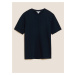 Tričko z prémiové bavlny, úzký střih Marks & Spencer námořnická modrá