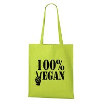 DOBRÝ TRIKO Bavlněná taška s potiskem 100% vegan Barva: Limetková