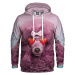 Aloha From Deer Pink Puddle Hoodie H-K AFD073 Pink