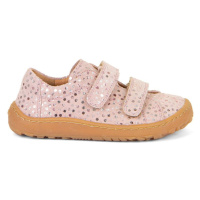 FRODDO TENISKY LEATHER D-VELCRO II Pink+ | Dětské barefoot tenisky