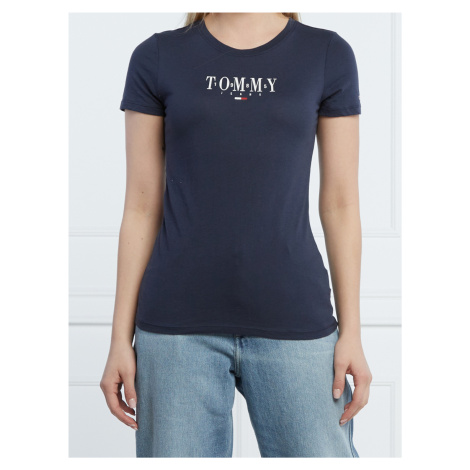 Tommy Jeans dámské tmavě modré tričko Tommy Hilfiger