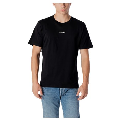Černé triko Replay