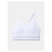 Sportovní podprsenka Under Armour Seamless Low Long Bra - bílá