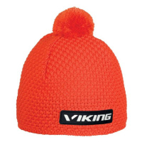 Unisex merino zimní čepice Viking BERG oranžová