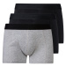 LIVERGY® Pánské boxerky, 3 kusy (černá/šedá)