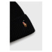 Čepice Polo Ralph Lauren černá barva,