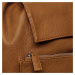 Designový dámský koženkový batoh Ilijana, hnědý