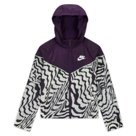 Nike Dívčí bunda Dívčí bunda, fialová, velikost