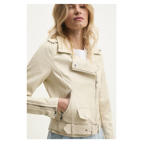 Křivák Answear.LAB dámská, béžová barva, přechodná