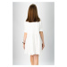 Bílé bavlněné dámské oversize šaty model 7276986 - MADE IN ITALY