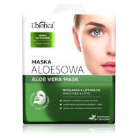 L’biotica Masks Aloe Vera plátýnková maska s regeneračním účinkem 23 ml