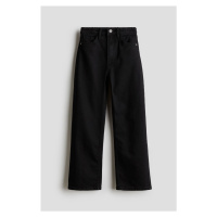 H & M - Wide Leg Jeans - černá