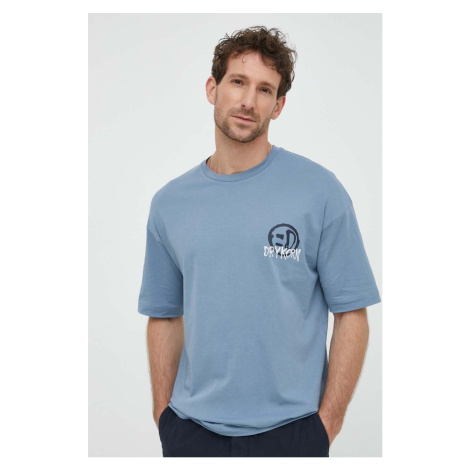 Bavlněné tričko Drykorn ANAYO_GD s potiskem, 52015549295