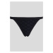 Černé plavkové kalhotky KL Monogram Bikini Bottoms