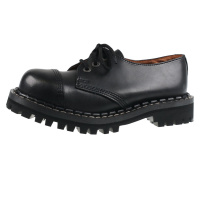 boty kožené unisex - 3 dírkové - STEADY´S - STE/3_black