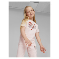 Světle růžové holčičí tričko Puma ESS - Holky