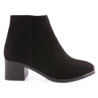 DGN 054 Women's Flat Toe Zippered Heels Ankle Boots.