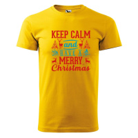 DOBRÝ TRIKO Pánské tričko s potiskem Keep calm christmas