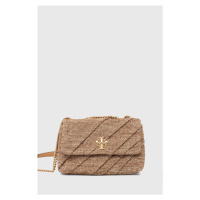 Kabelka Tory Burch Kira Draped Raffia Small béžová barva, 154828.211