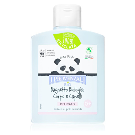 I Provenzali BIO Baby Bath Foam šampon a sprchový gel pro děti 250 ml