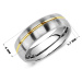 Snubní ocelový prsten pro muže PARIS