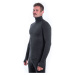 SENSOR MERINO BOLD pánské triko dl.rukáv roll neck anthracite gray