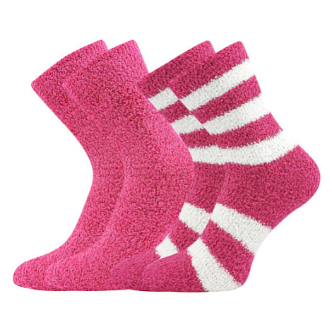 Dámské ponožky Boma - Světlana, sytě růžová Barva: Růžová