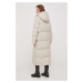 Péřová bunda Bomboogie Anvers dámská, béžová barva, zimní, oversize