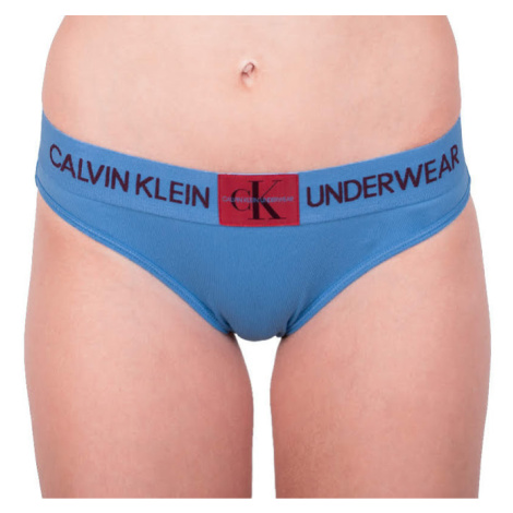 Dámské kalhotky Calvin Klein modré (QF4921E-PWB)