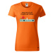 DOBRÝ TRIKO Dámské narozeninové tričko Oficiálně starší Barva: Oranžová