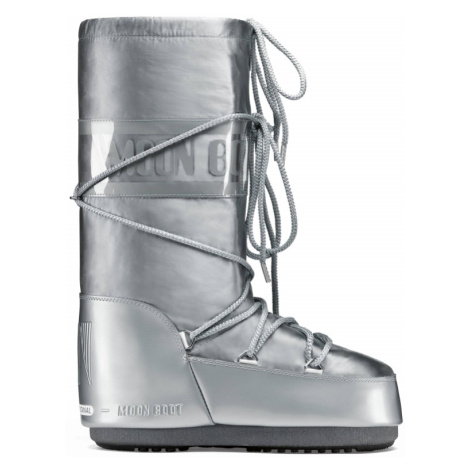 MOON BOOT-Icon Glance silver Šedá