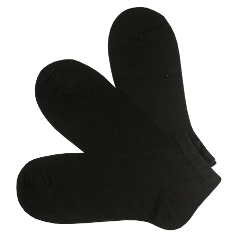 Dámské kotníčkové ponožky EW001C- 3páry černá PESAIL