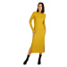 Dlouhé dámské šaty Litex 7C033 | žlutá