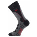 Ponožky Lasting TWA 85% Merino - šedočerné