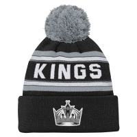 Los Angeles Kings dětská zimní čepice Jacquard Cuffed Knit With Pom